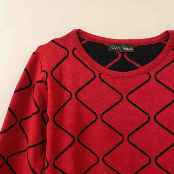 Suéter con Diseño de Rombos - Talla M - Imagen 8