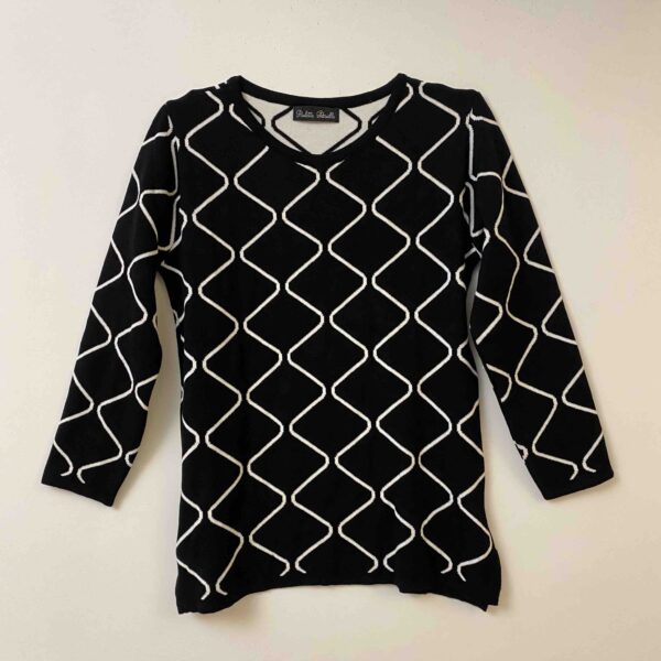 Suéter con Diseño de Rombos - Talla M - Imagen 2