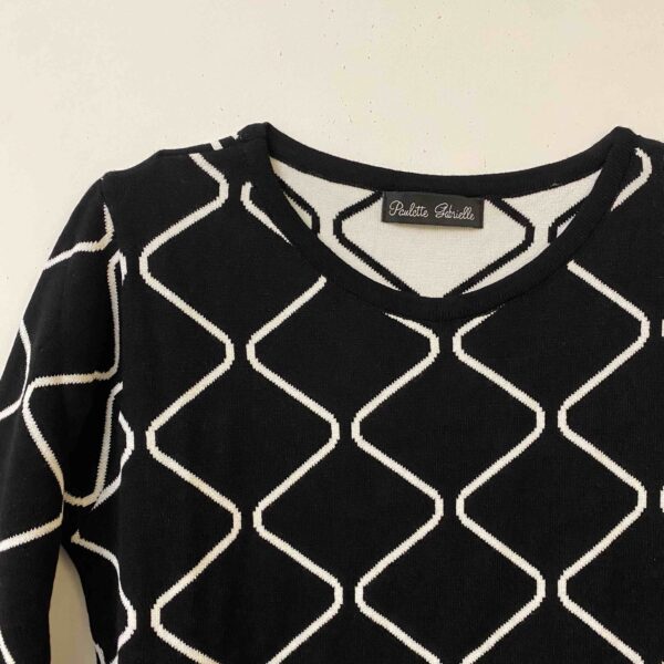 Suéter con Diseño de Rombos - Talla M - Imagen 3
