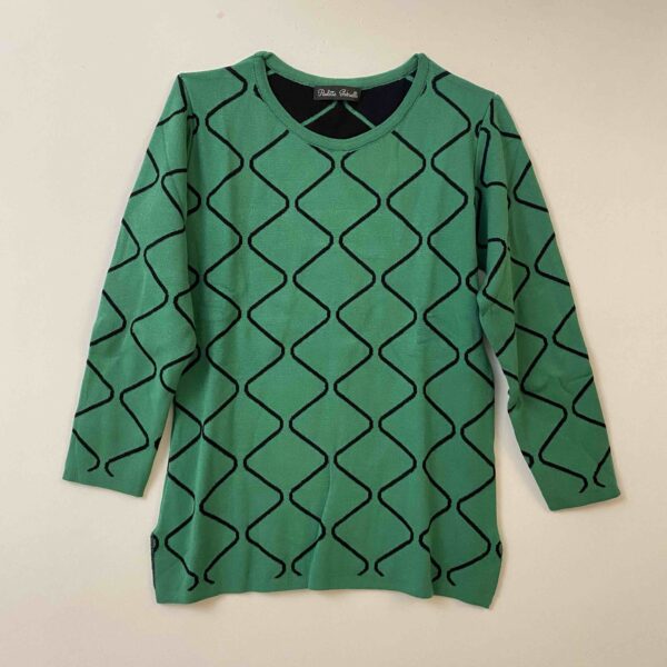 Suéter con Diseño de Rombos - Talla M - Imagen 7