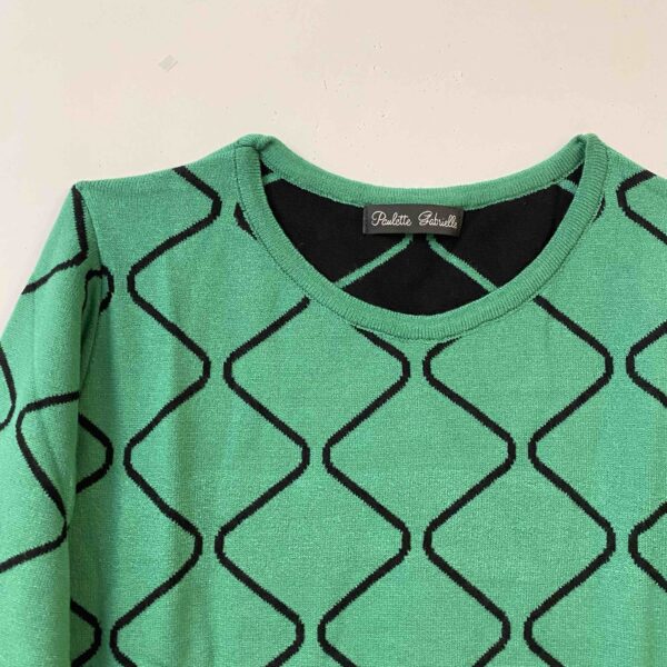 Suéter con Diseño de Rombos - Talla M - Imagen 5