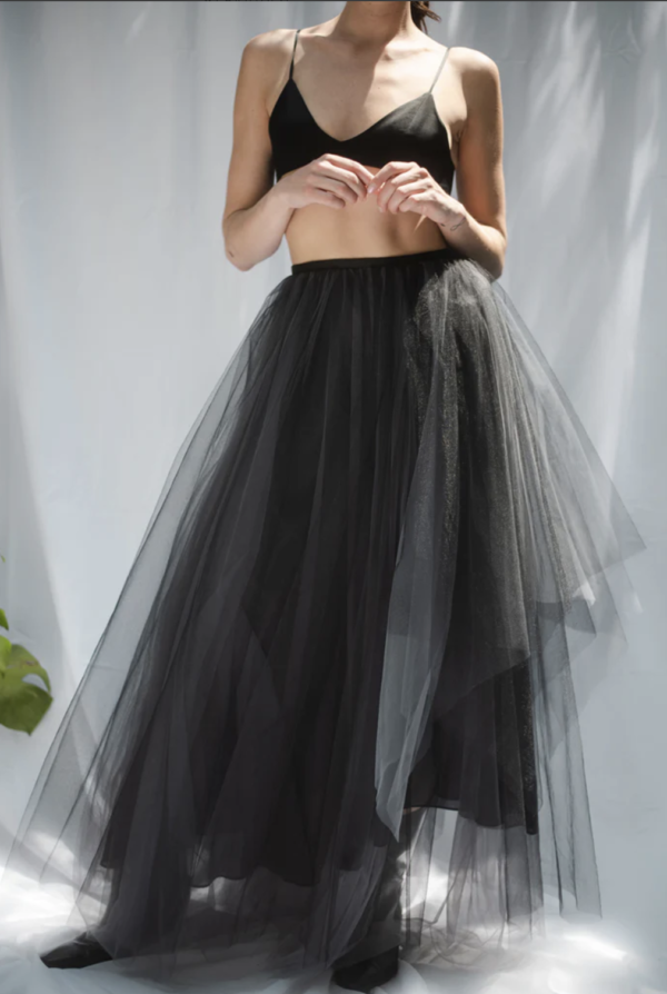 Falda Black Tulle - Talla XCH