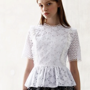 Blusa Flores Blanca - Talla CH